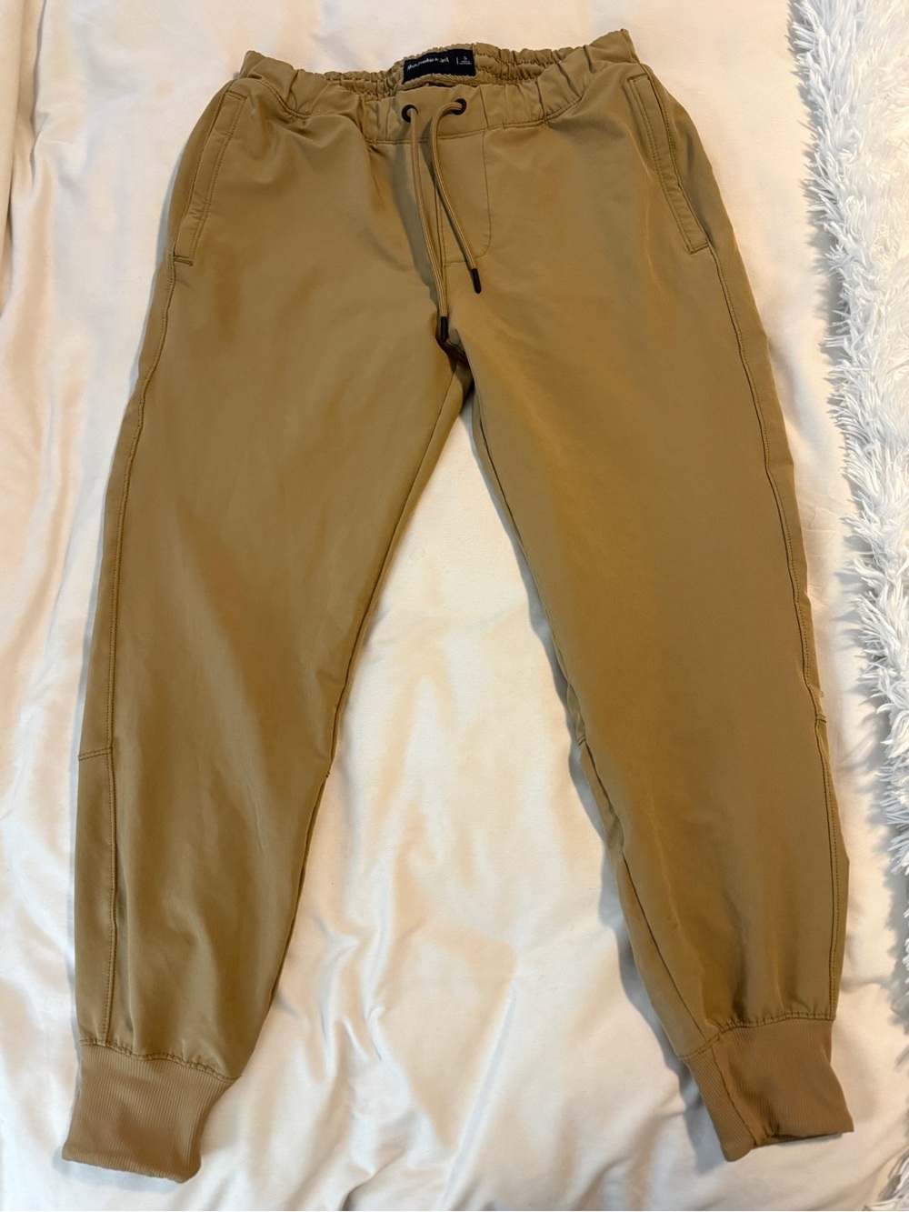 Abercrombie & Fitch Women’s Traveler Jogger Pants Beige Size S
